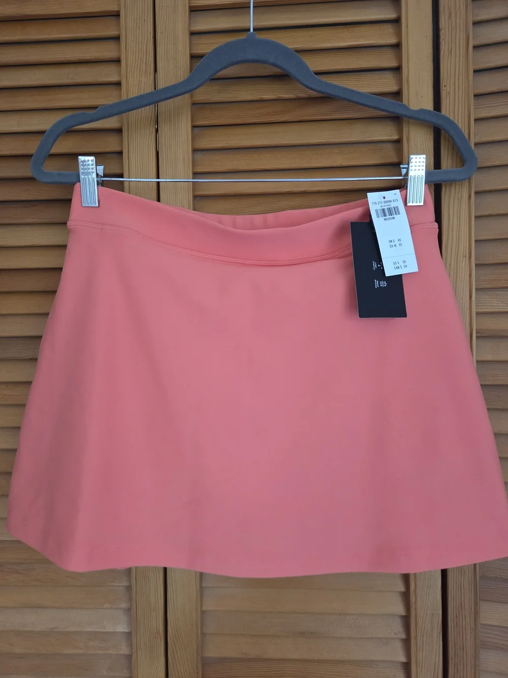 Abercrombie Coral Pink Skirt with Matching Crop Top